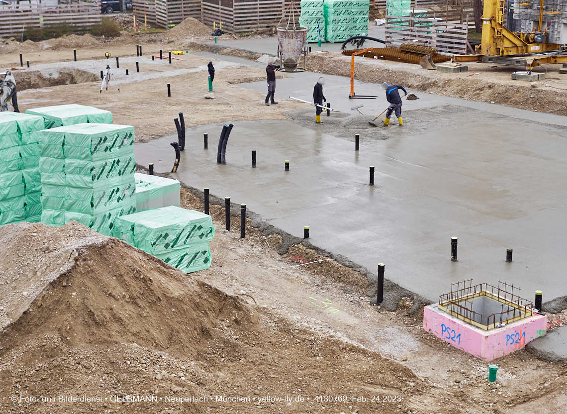 24.02.2023 -  Baustelle Haus für Kinder in Neupelach Quiddestraße 3